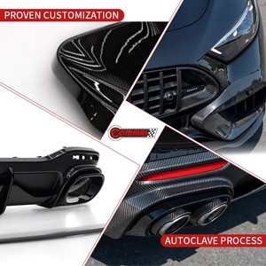 Kit de Carrocería Estilo BB de Fibra de Carbono Seca de la Mejor Marca para <span class=keywords><strong>Mercedes</strong></span> <span class=keywords><strong>Benz</strong></span> Clase SL <span class=keywords><strong>SL63</strong></span> AMG SL55 SL43, Alerón Lateral con Ventilación - Product Image 2