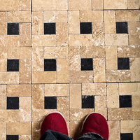 Carreaux de mosaïque en céramique personnalisables, antidérapants, résistants à l'usure, 300x300mm, pour les murs d'hôtels, les sols de cours, les piscines, les villas