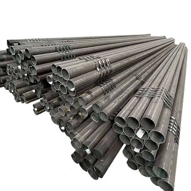 तरल सेवा के लिए गोल कम कार्बन स्टील पाइप 40 ए 106 6 इंच निर्बाध स्टील के आकार के पाइप निर्माण