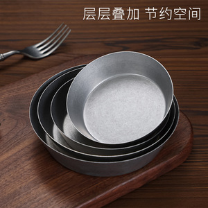 Stainless Steel Kimchi Dish Round 304 Grade Food Safe For Hotel Party Use - Product Image 5