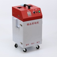 Nouvelle machine à découper et à tailler à double tête à lubrification automatique, à aspiration par filetage court, pour usine de fabrication 220V 900-1000W