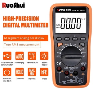 VICTOR 86D 5999 3 5/6 Digital <b>Auto</b> Rang Digital Multimeter With USB Interface Capacitance Measure ACV DCV ACA DCA <b>Meter</b> - Product Image 2