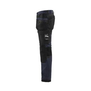 BLAKLADER - 152216458699D104 Pantalones artesanos 4-Way stretch Dark Navy/Black-PANTALONES DE TRABAJO EAN 7330509723531 - Product Image 5