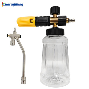 2-Way Valve Snow Foam Lance Foam Cannon High Pressure <b>Washer</b> Attachment Double Lance for Fast Switching <b>Car</b> Washing - Product Image 3