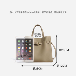 Nuevos Bolsos de Mano de Piel Genuina de Vaca a la Moda para Mujer, Bolsos de Cuero Genuino Suave de Gran Capacidad para Damas - Product Image 4