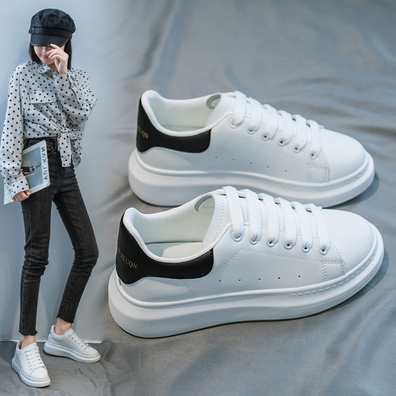 New Arrival Retro Sneakers Lace-Up Designer Casual Footwear for Women's White Low Top Sports Tennis Shoes
