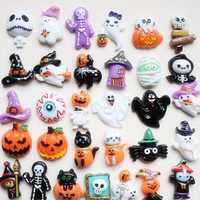 Articles en vrac en gros lots kawaii flatback araignée halloween breloques en résine 4d animal cabochon dessin animé pour chaussure nail art cheveux arcs
