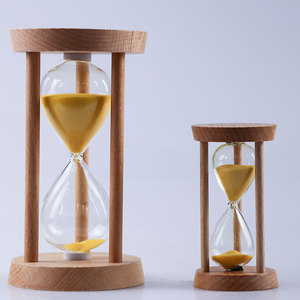 Commercio all'ingrosso di Legno di Sabbia Timer <span class=keywords><strong>Tre</strong></span> Pilastri Tè Clessidra Per Le Decorazioni - Product Image 6