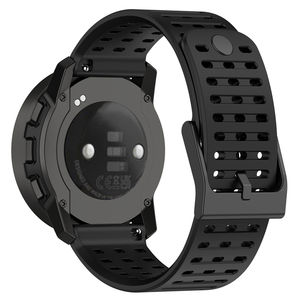 <span class=keywords><strong>Bracelet</strong></span> en silicone de 22 mm pour montre connectée <span class=keywords><strong>Suunto</strong></span> 9 Peak Pro, <span class=keywords><strong>bracelet</strong></span> de remplacement pour <span class=keywords><strong>Suunto</strong></span> Vertical Race2 RUN - Product Image 5