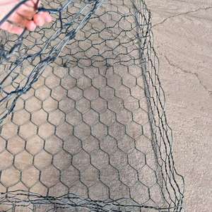 Rete Metallica Esagonale Rivestita in PVC per Gabbioni, Muro di Contenimento in Pietra con Filo di Ferro, Confezionato in Cartone - Product Image 2