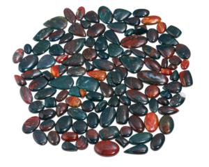 N.K.gems Natural <b>Rainbow</b> Bloodstone Mix Cabochon Gemstone | High Quality Loose Stones Color Play Jewelry Making | Third Party - Product Image 4