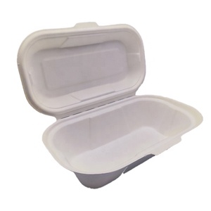 Disposable Clamshell Box Rectangle 8.5*5 Inch Clamshell Hot Dog Box