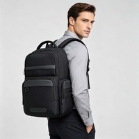 Mochila para Portátil de Viaje de Negocios T586 de 15.6 Pulgadas para Hombre, Mochila Oxford Casual para Estudiantes, Resistente al Agua y Duradera