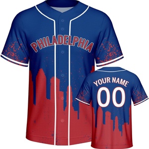Maillots de baseball personnalisés pour hommes et femmes, cadeaux pour fans, anti-bactériens, anti-humidité, imprimés, cousus, personnalisables - Product Image 5