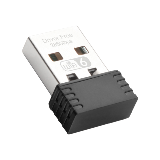 Free Driver 2.4GHz Wireless External USB 2.0 Dongle 300Mbps Wi-Fi Adapter 802.11b/g/n/ax for PC/Laptop/Desktop