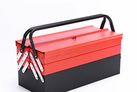 Kit d'outils de réparation automobile OEM 85 pièces, boîte métallique à 3 couches, clé à douille portable, vente chaude