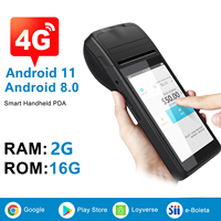T1 machine de point de vente portable 3G Android 8.1 caisse enregistreuse système de point de vente carré imprimante de reçus pour les petites entreprises pas cher