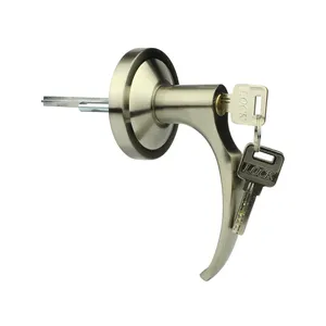 Hot sale safety door handle Zinc Alloy Trim Lock with key for Fire Door panic Exit Device