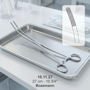 Pinza Quirúrgica Manual Bozemann de 27 cm (10 3/4 pulgadas) para Cirugía General, para Uso Hospitalario - Product Image 1