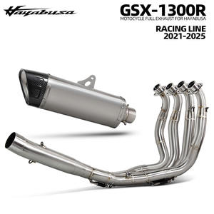 สำหรับรถมอเตอร์ไซค์ซูซูกิ ฮายาบูสะ GSX1300R GSX-1300R <span class=keywords><strong>Gen3</strong></span> ปี 2021-2025 ระบบท่อไอเสีย ท่อร่วมไอเสีย สแตนเลส ท่อเก็บเสียง - Product Image 6