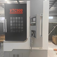 Torno CNC de Cama Inclinada VTC900 de Alta Calidad y Alta Velocidad con Cambio Automático de Herramientas y Husillo Taiwanés para Procesamiento Mecánico