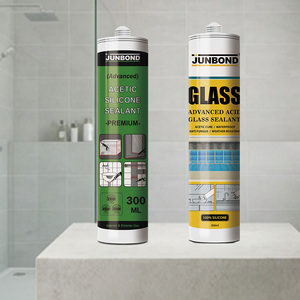 Scellant silicone acétique transparent de qualité supérieure, adhésif à durcissement acide pour le vitrage professionnel et l'étanchéité de la construction générale - Product Image 1