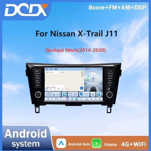 <span class=keywords><strong>Radio</strong></span> para Auto Nissan X-Trail Qashqai J11 9" (2014-2016), con CarPlay Inalámbrico y Android Auto, Reproductor Multimedia, WiFi, BT, DSP - Product Image 1