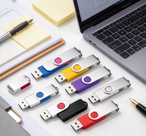 แฟลชไดรฟ์โลหะแบบกำหนดเอง 64MB USB 2.0 ความจุเต็มราคาถูก ขายส่งสำหรับของขวัญส่งเสริมการขาย - Product Image 3