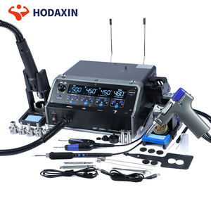 Station de soudage YIHUA WEP 948D-IV 5-en-1, pistolet à air chaud 1000W, pince à air chaud, fer à souder C245, outil de dessoudage pour la réparation de téléphones portables - Product Image 1