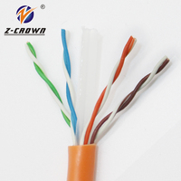 Câble Ethernet Cat6 24AWG pour ascenseur, bobine de 305 m, cuivre nu massif, LSZH, extérieur