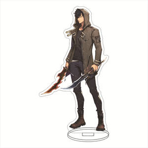 Vente en gros 15CM <span class=keywords><strong>Solo</strong></span> nivellement Sung Jin Woo <span class=keywords><strong>Manga</strong></span> japonais dessin animé support Anime acrylique plaque debout - Product Image 2