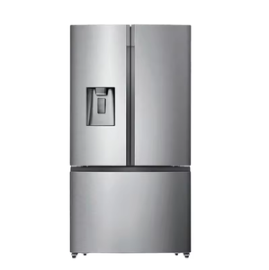 Electrodomésticos Smad, Refrigerador Portátil de Acero Inoxidable con 3 Puertas Francesas, Congelador con Compresor de 596L para Uso Doméstico - Product Image 1