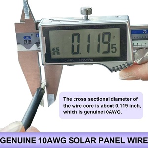 Năng lượng mặt trời bảng điều chỉnh dây 2X 100FT (Đen đỏ) 10awg bị mắc kẹt đóng hộp Đồng mở rộng cáp 600V IP68 ngoài trời ô tô RV thuyền - Product Image 6