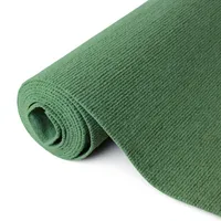 Reusable Ribbed Polyester Event Carpet Roll Anti-Slip & Waterproof Easy Install Trade Show Flooring