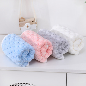 Carlota Coral Fleece Face Towels 50g 80g Extra Absorbent Quick Drying Unisex <b>Bath</b> Towels Random Colors - Product Image 4