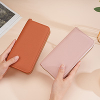 2025 Vintage Luxus karte Geld halter Damen lange Leder Frau Brieftasche Dot Designer Hersteller modisch für Frauen Geldbörse