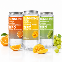 Eau pétillante fruitée à la pêche blanche 300ml sans sucre, boisson saine en bouteille, OEM ODM, personnalisation du logo