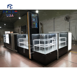 Tùy chỉnh điện thoại cửa hàng đồ nội thất điện thoại di động cửa hàng thiết kế truy cập điện thoại di động Phụ Kiện <span class=keywords><strong>kiosk</strong></span> đồng hồ hiển thị Showcase kính điện thoại <span class=keywords><strong>kiosk</strong></span> - Product Image 5