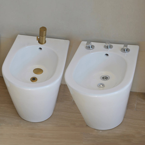 Inodoro Corto Bidet 3 en 1 con 3 orificios, bidé, lavapies y ducha de inodoro con luz de colores - Product Image 6
