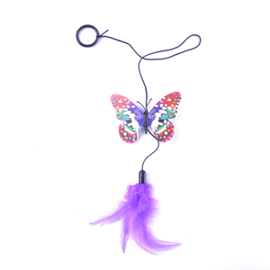2019 nuevo estilo interactivo mariposa de pluma teaser juguete interesante juguete - Product Image 1