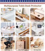 Rectangulaire Lavable De Haute Qualité Armoire De Cuisine Tiroir PVC Transparent Couverture De Table Nappe Protecteur Tapis De Bureau