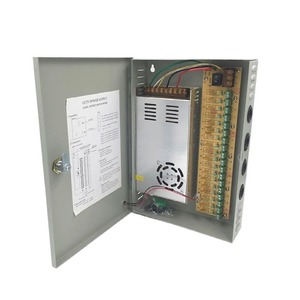Jingruian 12V 30A 18 Channel Centralized Power Supply Box With Short Circuit Protection And Auto Recovery For Security <b>Cameras</b> - Product Image 2