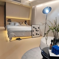 Casa Cápsula Modular Móvil de Estructura de Acero con Diseño Moderno y Características Ecológicas para Hoteles Turísticos