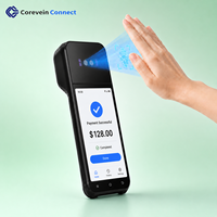 Terminal de Control de Asistencia con Reconocimiento de Venas de la Palma de la Mano y Bluetooth, con Android 13.0, para Sistemas de Estacionamiento y Servicio en Exteriores