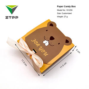 Boîtes mignonnes en papier pliables pour enfants, emballages cadeaux de bonbons de dessin animé créatif - Product Image 6