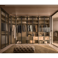 Dressing de Luxe de Style Moderne à l'Inspiration Chinoise pour Homme – Armoire Dressing avec Caisson en Contreplaqué – Solution de Rangement