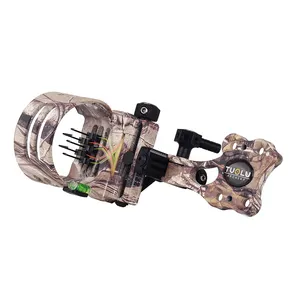 Nuovi accessori portatili per arco e frecce archer camouflage bow and arrow sight New fine tuned compound bow mirino a cinque pin