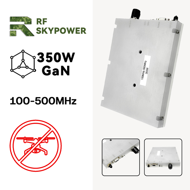 High Efficiency 350W 100-500MHz UHF Module RS485 Protected Border Security C-UAS Anti FPV RF Power Amplifier