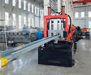 建筑农业用CZ自动互换檩条滚压成型机CZ形<span class=keywords><strong>Purline</strong></span>滚压成型机PLC发动机芯 - Product Image 3