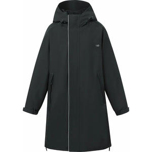 Offre spéciale Extérieur Long Équitation Imperméable Imperméable PU Femmes Manteau de pluie à capuche <span class=keywords><strong>Veste</strong></span> de pluie pour dame - Product Image 2